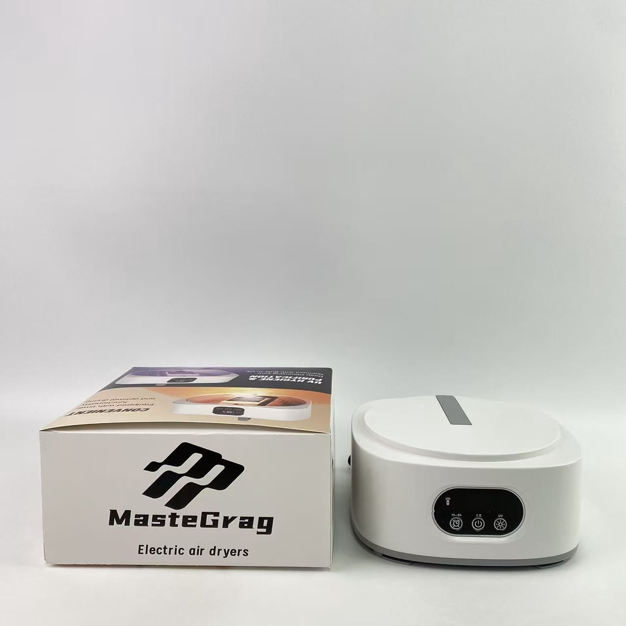 MasteGrag Electric air dryers - Mini/Compact Dryer for Apartment, RV, Travel - Small Quiet Fast-Drying Machine with Adjustable Timer & Hassle-Free Setup