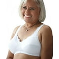 thumbnail image 1 of Mastectomy Bra Micro-Fiber Lace Contour 44A, White, 1 of 1