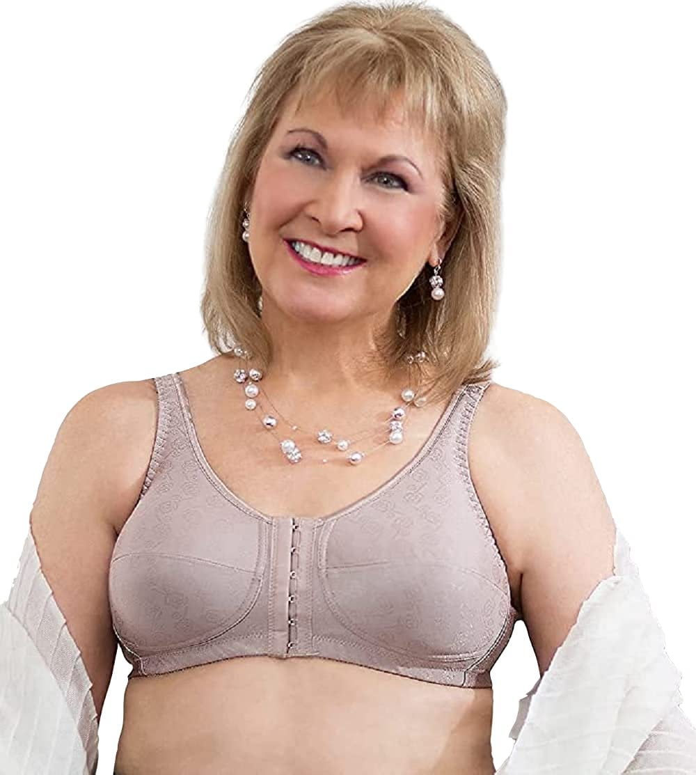 Mastectomy Bra The Rose Contour Front Close/Back Adjustment Size 44DD ...