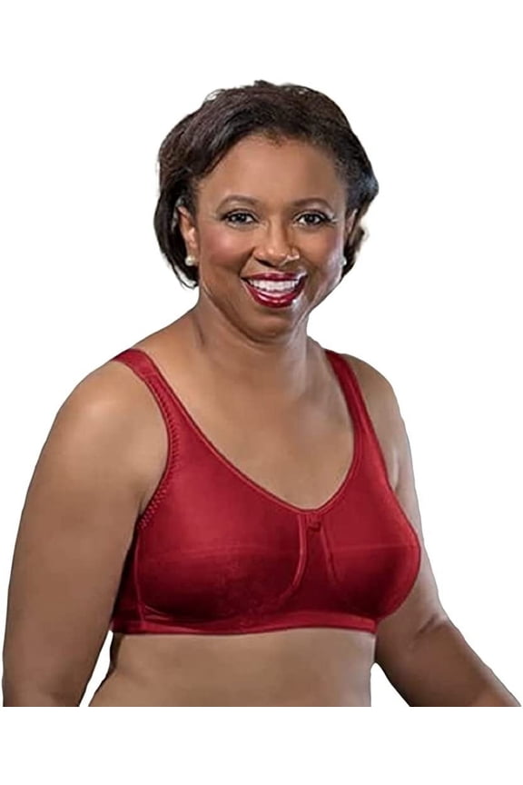 Mastectomy Bra The Rose Contour Size 32B Ruby Red
