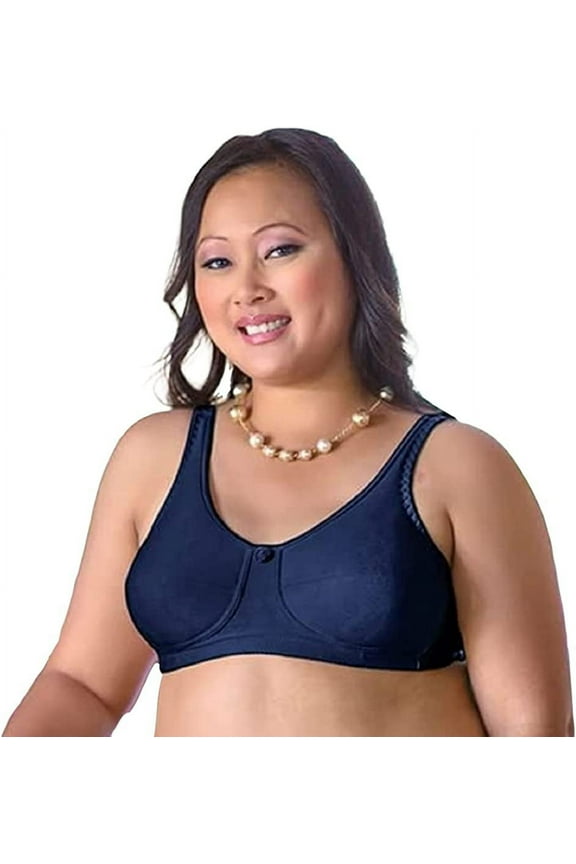 Mastectomy Bra The Rose Contour Size 32C Navy Blue