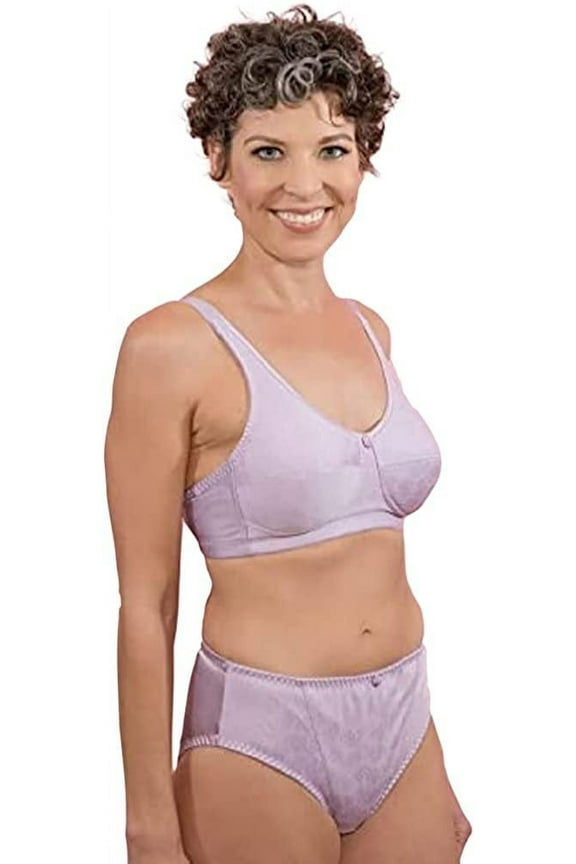 Mastectomy Bra The Rose Contour Size 38A Lilac