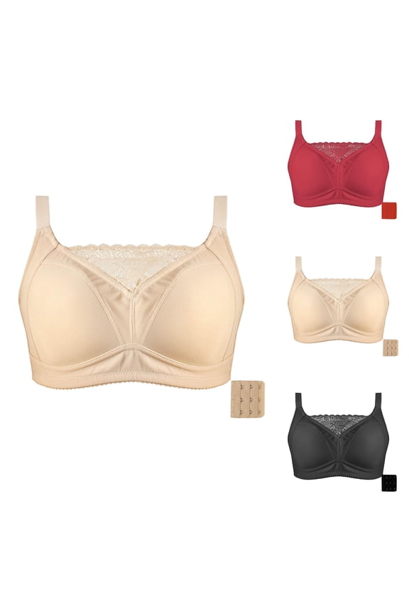 Mastectomy Bras for Women with Pockets Lightweight Full Coverage Wireless Post Surgery Bralettes
