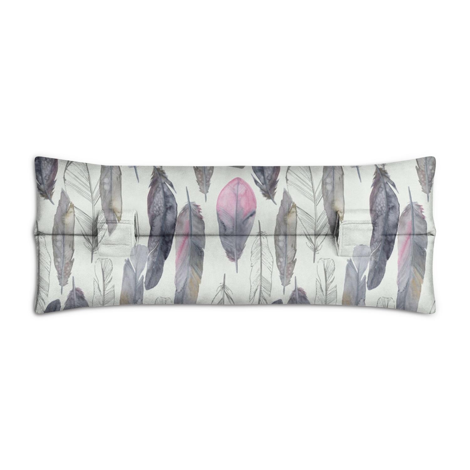 Mastectomy Comfort Pillow Seatbelt Cushion with Velcro Straps for Easy Adjustment (Sketch Style)