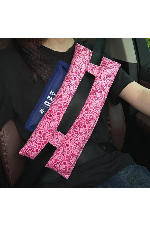 Mastectomy Pillow,Post Heart Surgery Seatbelt Pillow,hysterectomy recovery,c section Recovery,Insert Icebags Pockets chemo port pillow,Pacemaker Seatbelt Protection,Great Breast Cancer Gifts for Women