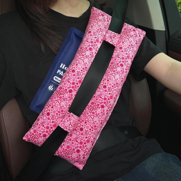 Mastectomy Pillow,Post Heart Surgery Seatbelt Pillow,hysterectomy recovery,c section Recovery,Insert Icebags Pockets chemo port pillow,Pacemaker Seatbelt Protection,Great Breast Cancer Gifts for Women