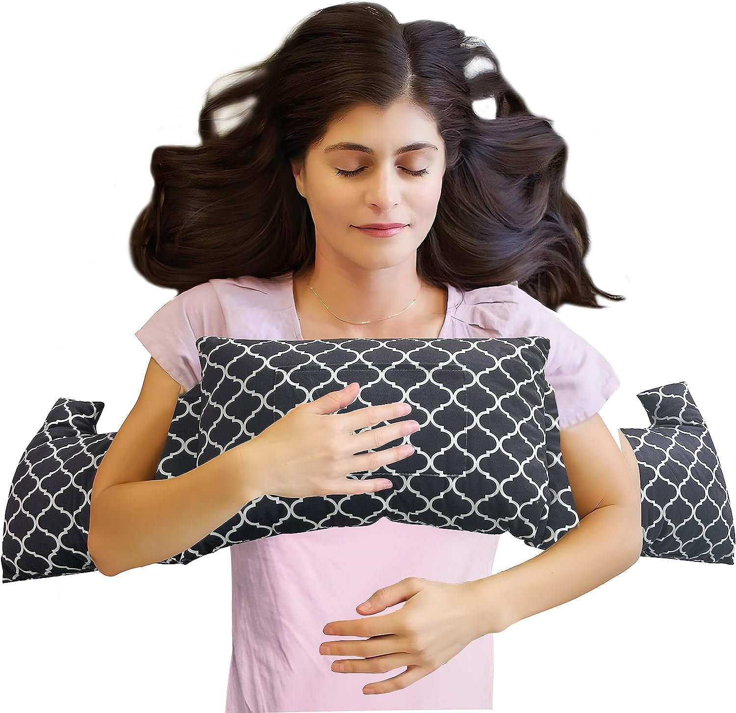 Mastectomy Pillow - Post Surgery Pillow,Breast Pillow with Pocket for Heart Pillow for Recovery Breast Reduction & Aaugmentation Patients Seatbelt Protection-Surgery Pillow Breast Cancer Gift