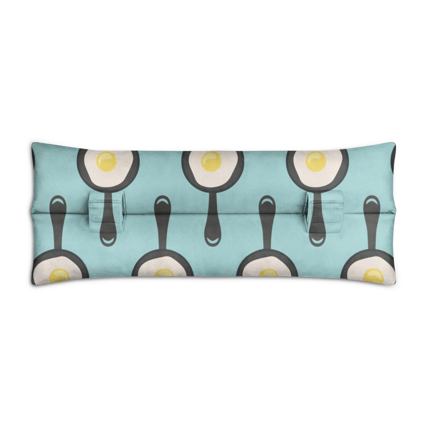 Mastectomy Seat Belt Pillow - Fried Egg Design Post-Surgery Cushion for Breast Cancer & Heart Recovery - Soft Car Comfort for Women