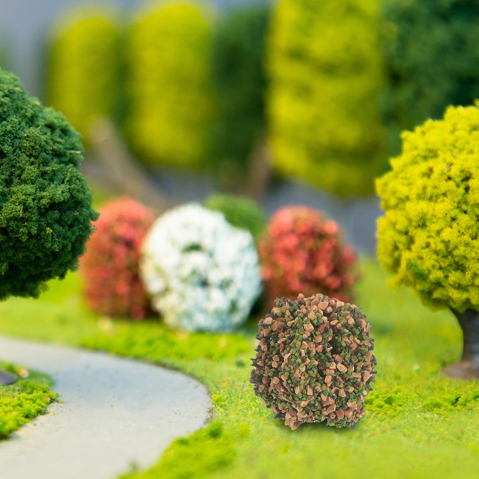 Masteelf 1 Box Static Bush Tuft Shrubs Tuft Railway Miniature ...