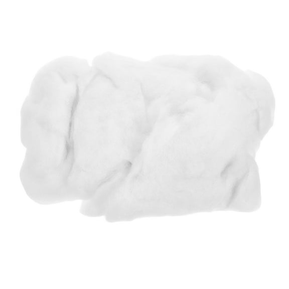 Masteelf 1 Pack Polyester Fiber Fill Cotton Filling White Cotton Stuffing for Stuffed Animals Pillow