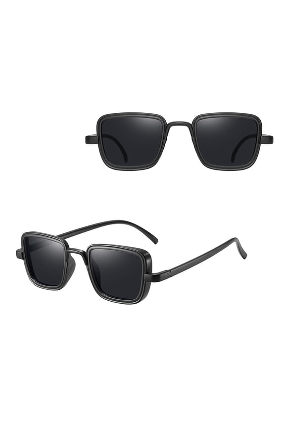 Hemoton 1 Pair Fashionable Sunglasses for Summer Outdoor Use Creative Beach Shades Eyeglasses Clothes Decoration for Men Boys Black C01