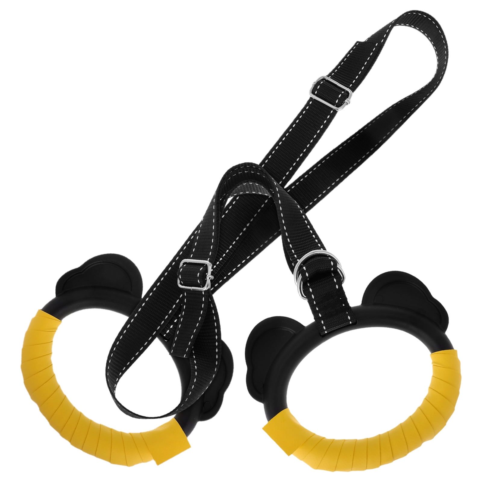 Masteelf 1 Pair Gymnastic Rings Heavy Duty Metal Pull-up Equipment ...