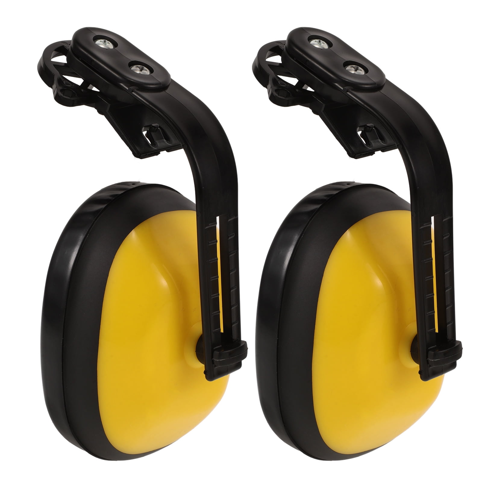 Masteelf 1 Pair Safety Hard Hat Ear Muffs Industrial Noise Reduction Ear Protection Heavy Duty Sound Blocking Ear Muffs for Construction