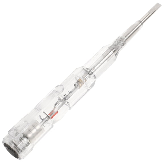 DRAFIDEEP Electric Tester Pen, Professional ABS LED Zinc Alloy, Self-Test Function, Red Light Indicator