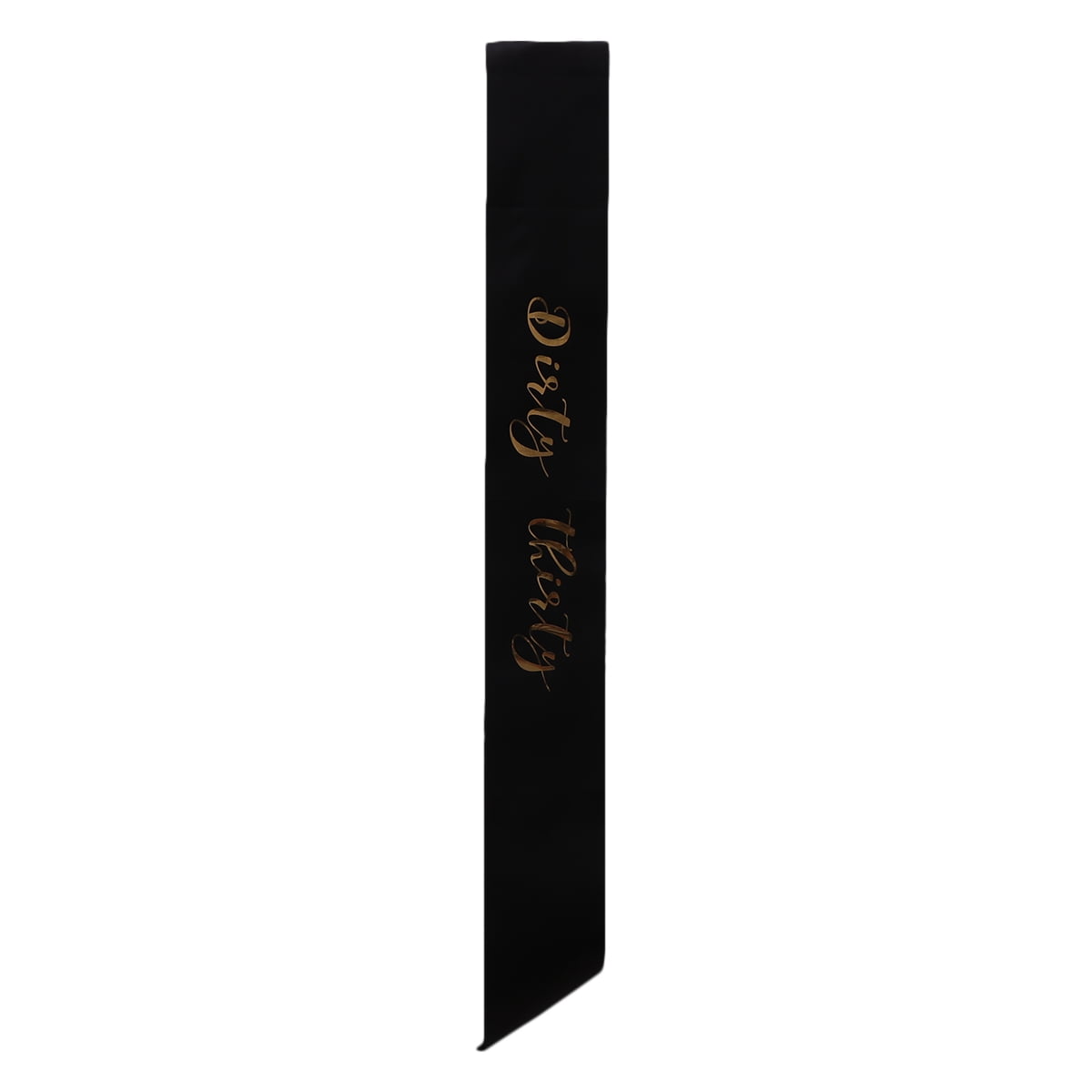 Masteelf 1 Pc 30th Birthday Party Etiquette Belt Hot Stamping Shoulder Strap Single Layer Party Accessories (Black)