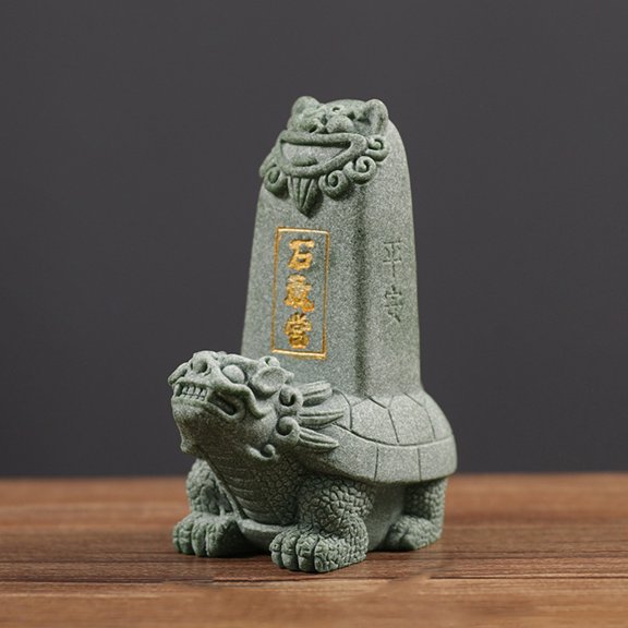 Masteelf 1 Pcs Dragon Sculpture Resin Chinese Style Dragon Turtle For Home And Office Use