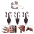 thumbnail image 1 of Masteelf 1 Set 4PCS Thumb Pick Stainless Steel Guitar Plectrum for Index Finger, 1 of 8