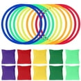 Masteelf 1 Set Bean Bag Toss Game Throwing Plaything Bean Bags Rings