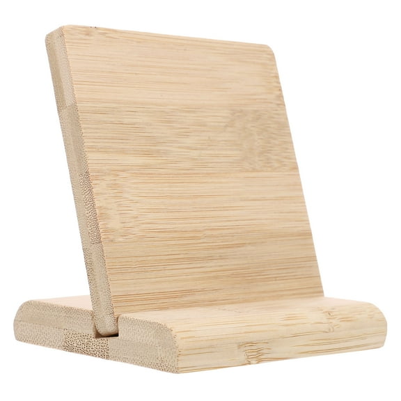 HONITANO Desk Name Plates Bamboo Rectangular 1 Set 3.9X3.7X2.9in