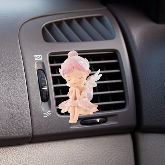Masteelf 1 Set Car Air Freshener Cute Dancing Girl Bunny Car Vent Clips Air Freshener Automotive Air Outlet Diffuser Car Interiors Vent Decoration