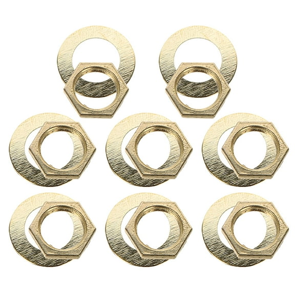 Masteelf 1 Set DIY Clock Accessories Gasket Nut Ring Wall Clock Repair Clock Washer Clock Mechanism Clock Nuts Clock Replacement