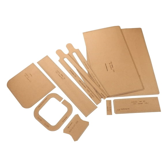 Masteelf 1 Set DIY Leather Handbag Templates Craft Bag Template Kit Patterns for DIY Bag Making Work and Casual Use