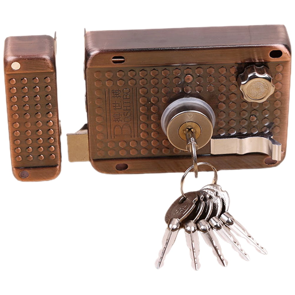 Masteelf 1 Set Dead Bolt Lock For Exterior Door Vintage Style Door Knob