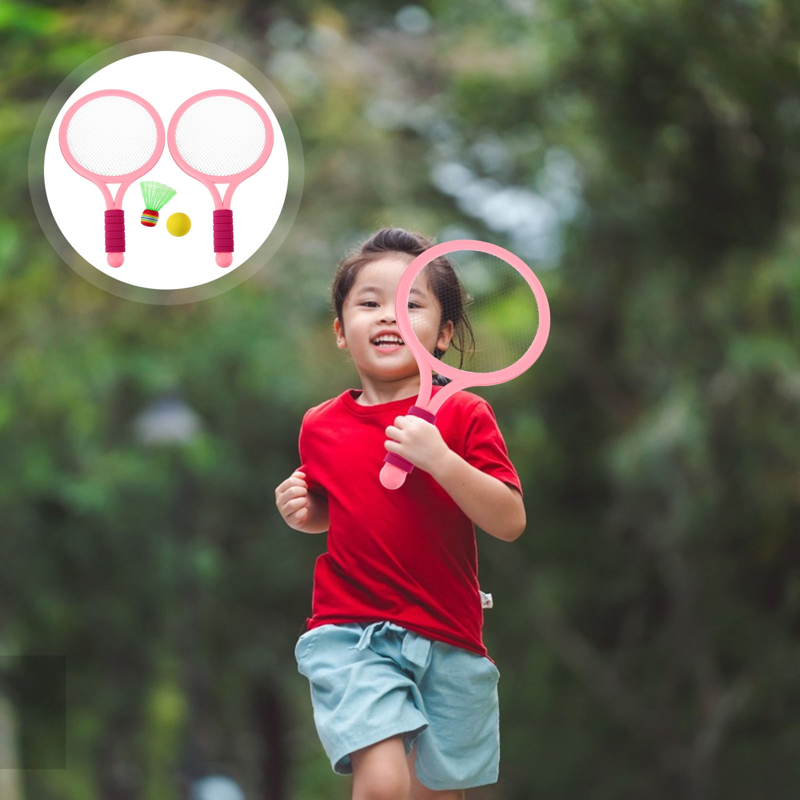 Masteelf 1 Set Kids Tennis Badminton Racket Set Tennis Racket With ...