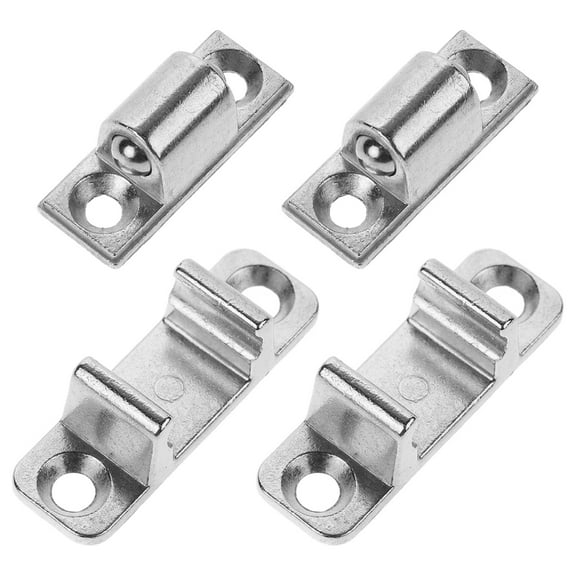 Masteelf 1 Set Metal Cabinet Door Latch Universal Range Hood Glass Panel Fastener Suitable For Home Kitchen Restaurant