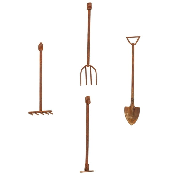 Masteelf 1 Set Mini Garden Tools Landscape Props Mini Garden Landscaping Tools Garden Gadgets