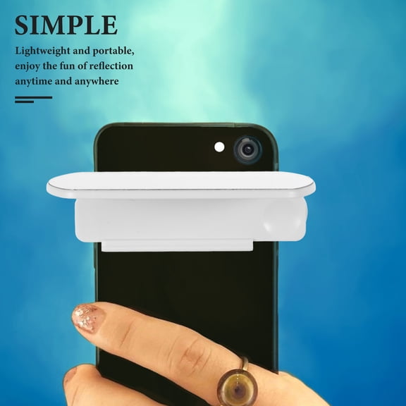 Masteelf 1 Set Mirror Phone Clip for Reflection Adjustable Mobile Phone Reflection Camera Clip Mirror Reflection Phone Clip