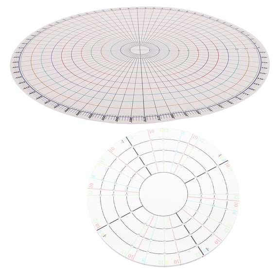 Masteelf 1 Set Of Clay Pottery Dividing Templates Pottery Trimming Disc Clay Sculpture Pottery Clay Tools Plastic Circular Pottery Tool Pottery Tool