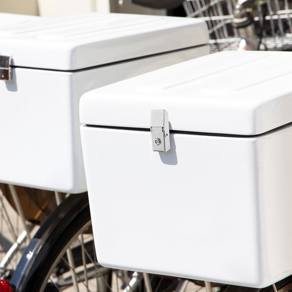 Masteelf 1 Set Of Motorcycle And Electric Scooter Side Box Lock Stainless Steel Trunk Box Latch Part Easy To Install Tool Box Latch Replacement Lock