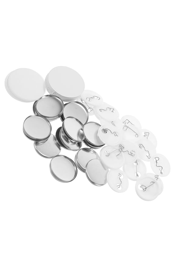 1 Set Round Badge Making Kit With Blanks Pin Included Diy Pins For Events Parties And Team Activities Lapel Badge Supplies