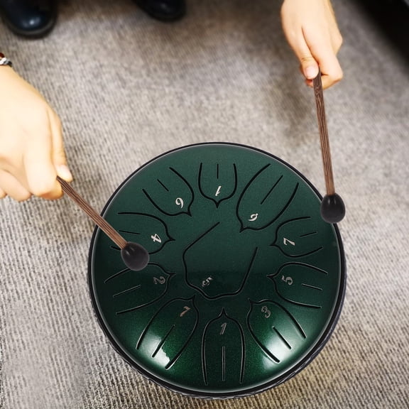 OFFIGAM Steel Tongue Drum Musical Instrument Set - Portable Drum for Beginners and Professionals, Ideal for Music Practice