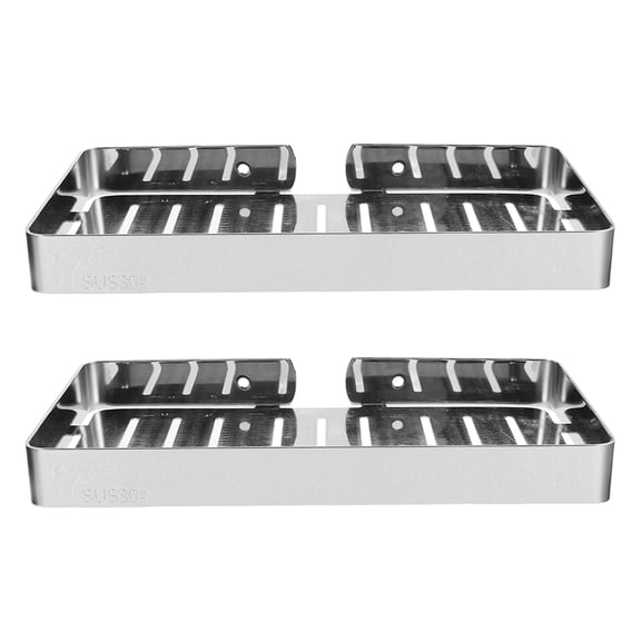 Masteelf 1 Set Sink Soap Holder Self-Draining Soap Tray Soap Drain Holder Kitchen Cleaning Sponge Holder Soap Stand Bathroom Supply