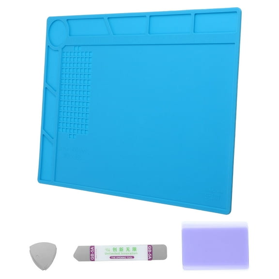 Masteelf 1 Set Soldering Mat Solder Iron Workbench Mat Heat Pad Soldering Protection Pad Solder Supply Soldering Protection Mat Solder Mat