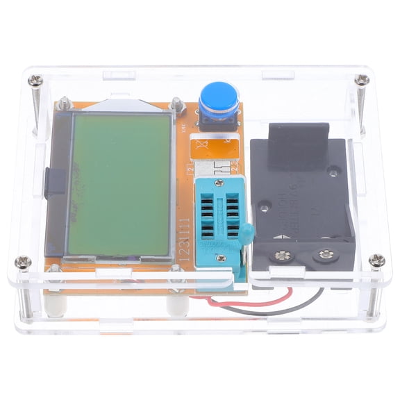 Masteelf 1 Set Tester Graphical Meter for Capacitor Inductor Resistor Testing High Accuracy Electronic Component Tester with LCD Display