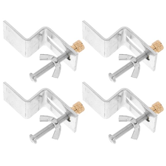Masteelf Under Sink Support Bracket Kit, 1 Set Undermount Sink Fixing Clips, Basin Mounting Hardware for Secure Sink Installation