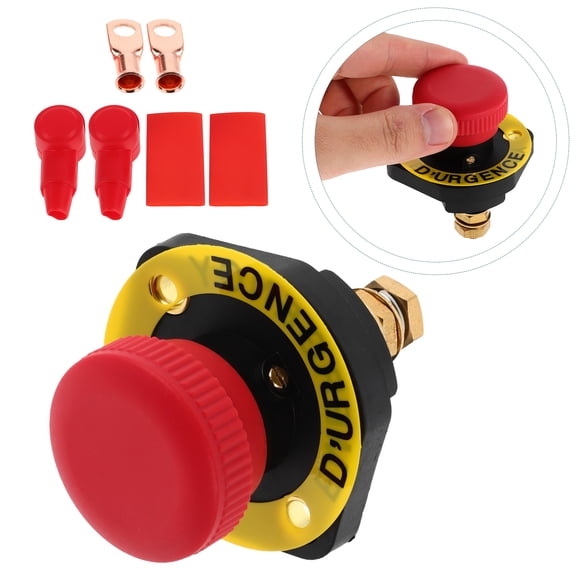 Masteelf 1 Set Universal Automotive Battery Disconnect Switch High Power Main Power Switch Boat Battery Switch Kill Switch For Car Remote Battery Disconnect Switch