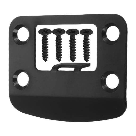 Masteelf 1 Set Universal Door Lock Strike Plate Heavy-Duty Stainless Steel Door Latch Strike Plate Protects Against Forced Entry Stainless Steel Standard T-strike Door Strike Plate