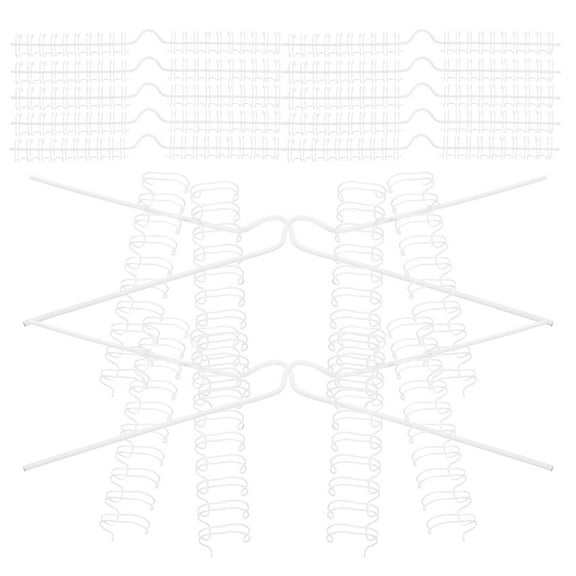 Masteelf 1 Set Wire Binding Spines for Calendar Metal Binder Rings Office Supplies Notebook Binding Coils Spiral Coils Loose Leaf Binding Spines