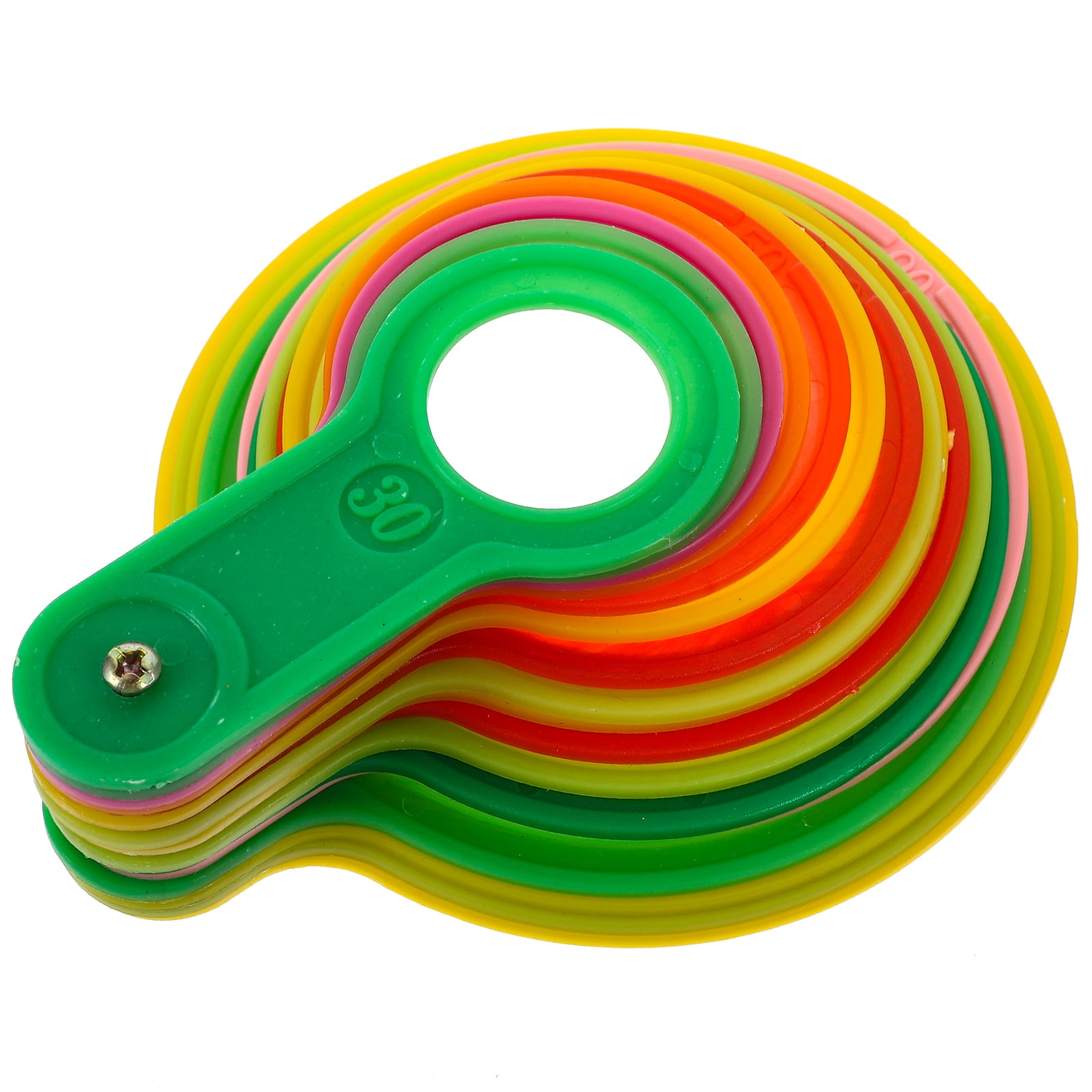 Masteelf 1 Set of Plastic Fruits Measurement Lap Diameter Measuring ...