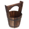 thumbnail image 1 of Masteelf 1 Set of Wood Planter Pot Barrel Flowerpot Reusable Planter Holder Small Retro Planter Wooden Planter Pot, 1 of 1