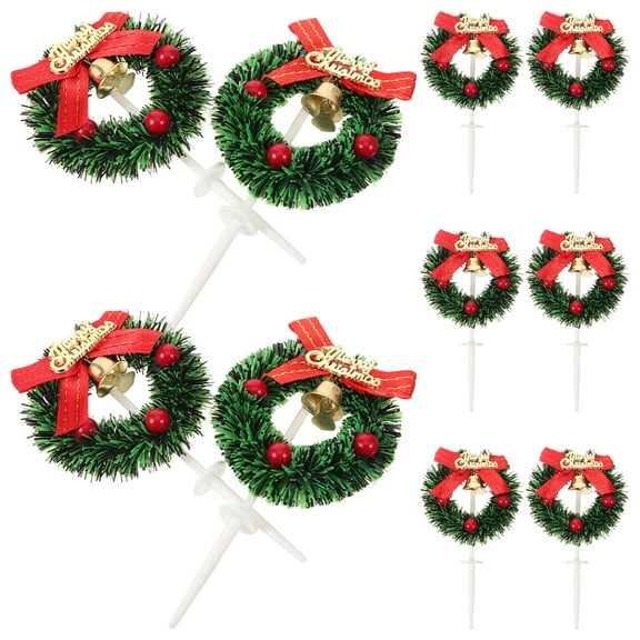 Masteelf  10 Pcs 3D Grass Circle Decoration Cake Party Decorations Elder