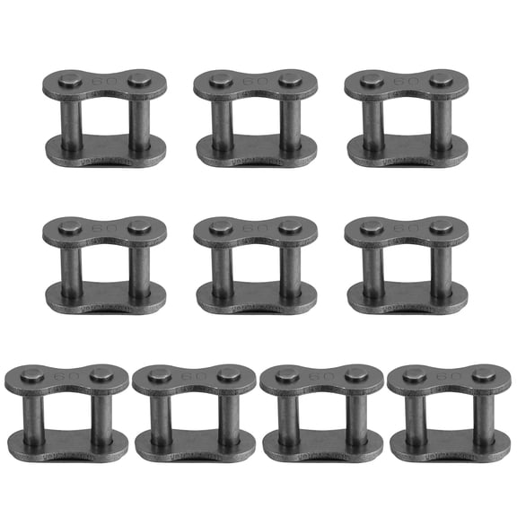 Masteelf 10 Pcs Carabiner Clip Chain Link Buckle Popular Chain Link 3.5X1.5CM Silver