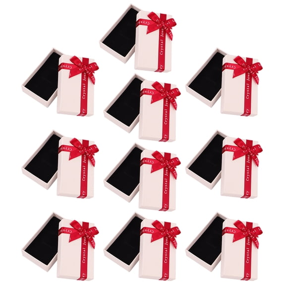 Masteelf 10 Pcs Cup Bowknot Jewelry BoxJewelry BoxGift Presenting