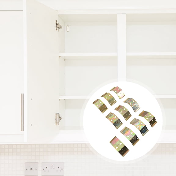 Masteelf 10 Pcs Furniture Lifters for Heavy Wide Bracket Table Leg Braces Duty