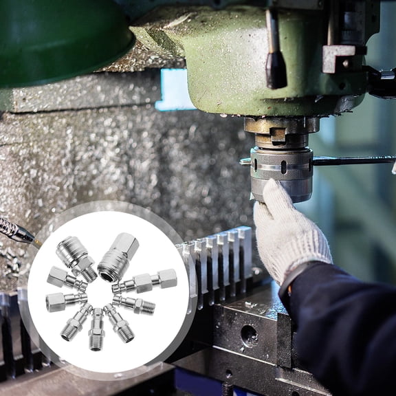 Masteelf  10 Pcs Garden Quick Pneumatic Connector Release Couplers Male Fitting