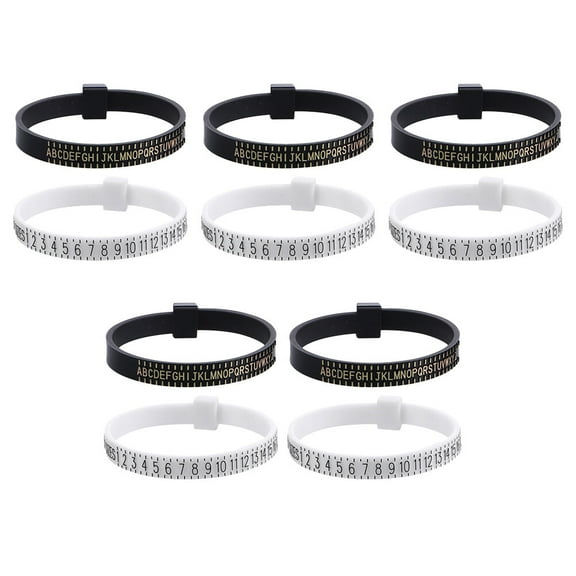 HEATSHAKING Ring Plastic 10Pcs 4.56X0.28X0.12Inch
